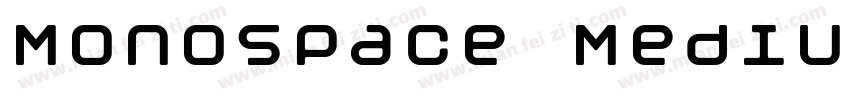 Monospace Medium字体转换